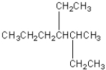 What is the IUPAC name for the following compound?   A) 4-ethyl-3-methylheptane B) 2,3-diethylhexane C) 3-propyl-4-methylhexane D) 4,5-diethyldecane E) 4-ethyl-5-methylheptane