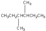 <strong>Which is the correct condensed structural formula for 3,3-diethylhexane?</strong> A) B) C) D) E)
