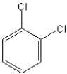 <strong>What is the correct structural formula for o-dichlorobenzene?</strong> A) B) C) D) E)