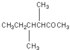 What is the IUPAC name for the compound having the following condensed structural formula?   A) 3,4-dimethylpentyl methyl ether B) 3,4-dimethyl-2-hexanol C) 3,4-dimethyl-5-hexanone D) 4-ethyl-3-methyl-2-pentanone E) 3,4-dimethyl-2-hexanone