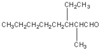 <strong>What is the condensed structural formula for 3-ethyl-2-methyloctanoic acid?</strong> A) B) C) D) E)