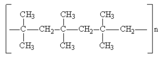 Consider the polymer drawn below:   What monomer(s) could produce the above polymer? A) CH<sub>2</sub> = CH<sub>2</sub> and CH<sub>3</sub>CH = CH<sub>2</sub> B) CH<sub>3</sub>CH = CHCH<sub>3</sub> C) CH<sub>2</sub> = C(CH<sub>3</sub>) <sub>2</sub> D) CO and CH<sub>2</sub> = CH<sub>2</sub> E) none of these