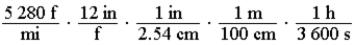 <strong>Which of the following products of ratios gives the conversion factor to convert miles per hour   To meters per second   ?</strong> A)   B)   C)   D)   E)   <div style=padding-top: 35px> 