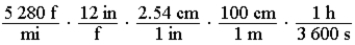<strong>Which of the following products of ratios gives the conversion factors to convert meters per second   To miles per hour   ?</strong> A)   B)   C)   D)   E)   <div style=padding-top: 35px> 
