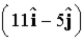 If the resultant force acting on a 2.0-kg object is equal to   N,what is the change in kinetic energy as the object moves from   M to   M? A) +36 J B) +28 J C) +32 J D) +24 J E) +60 J 