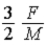 A force   Is applied to a cylindrical roll of paper of radius R and mass M by pulling on the paper as shown.The acceleration of the center of mass of the roll of paper (when it rolls without slipping) is   A)    . B)    . C)    . D)    . E)    . 