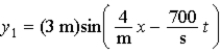 <strong>Two harmonic waves are described by     What is the amplitude of the resultant wave?</strong> A)8.0 m B)4.3 m C)6.0 m D)3.2 m E)3.0 m <div style=padding-top: 35px> 