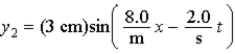 <strong>Two harmonic waves are described by     What is the magnitude of the speed (in m/s)of the two traveling waves?</strong> A)16 B)4.0 C)8.0 D)0.25 E)2.0 <div style=padding-top: 35px> 