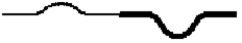<strong>Two ropes are spliced together as shown.   A short time after the incident pulse shown in the diagram reaches the splice,the rope's appearance will be that in</strong> A)   B)   C)   D)   E)   <div style=padding-top: 35px> 