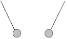 Two identical pith balls supported by insulating threads hang side by side and close together,as shown below.   One is positively charged;the other is neutral.We can conclude that A) all field lines leaving the positively charged pith ball end on the neutral pith ball. B) some of the field lines leaving the positively charged pith ball end on the neutral pith ball. C) none of the field lines leaving the positively charged pith ball end on the neutral pith ball. D) positive charge is transferred along the field lines until both balls have equal charges. E) positive charge is transferred along the field lines until both balls hang along vertical lines. 