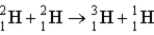 <strong>The nuclear reaction(s)that is(are)most likely to be employed in fusion reactors on Earth is(are)</strong> A) . B) . C) . D)all of the above. E)only (a)and (b)above.