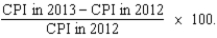 <strong>If 2012 is the base year,then the inflation rate for 2012 equals</strong> A) B) C) D)