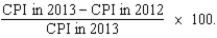 <strong>If 2012 is the base year,then the inflation rate for 2012 equals</strong> A) B) C) D)