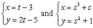 Find all points of intersection of the two curves.   A)    B)    C)    D)  The curves have no point of intersection.