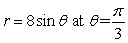 Find the slope of the tangent line to the polar curve at the given point.   A)    B)    C)    D)  1