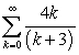 Determine if   converges or diverges. If convergent, find the sum of the series. A)  converges with sum =   B)  converges with sum =   C)  converges with sum =   D)  diverges