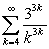 Determine whether the series is absolutely convergent, conditionally convergent, or divergent.   A)  absolutely convergent B)  conditionally convergent C)  divergent