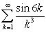 Determine whether the series is absolutely convergent, conditionally convergent, or divergent.   A)  absolutely convergent B)  conditionally convergent C)  divergent