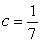 Use a known Taylor polynomial at   with 4 non-zero terms to estimate the value of   . A)  0 B)  2.9169 C)  0.0595 D)  0.4167