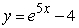 Find the solution of the differential equation, y' = 5y, satisfying the initial condition, y(0)  = -4. A)    B)      C)    D)   