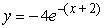 Find the solution of the differential equation, y' = -y, satisfying the condition, y(2)  = -4. A)    B)    C)    D)   