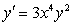 The differential equation is separable. Find the general solution in an explicit form.   A)    B)    C)    D)   