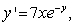 Solve the following initial value problem explicitly.   y(1)  = -3 A)    B)    C)    D)   