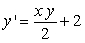 Match the appropriate slope field with the differential equation   . A)    B)    C)    D)   