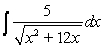 Evaluate the integral.  