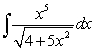 Use a table of integrals to find an antiderivative.   A)    B)    C)    D)   