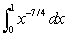 Determine whether the integral converges or diverges. Find the value of the integral if it converges.   A)  The integral diverges. B)  The integral evaluates to   . C)  The integral evaluates to   . D)  The integral evaluates to   .