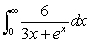 Use a comparison to determine whether the integral converges or diverges.   A)  The integral converges. B)  The integral diverges.