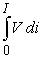 An electrical power supply, such as a battery, generates an electrical potential (voltage, V)  which varies depending on how much current (i)  it is delivering. The integral   represents the total power (energy per unit time)  being given off by the battery when it is producing a current I. The useful electrical power, however, is just the product   . The difference between the total and the electrical power represents power that is wasted (and that accumulates as heat) . Consider a hypothetical battery with a voltage vs. current curve described by the equation   . If the battery is producing a current of 4 amperes, how much electrical power is being produced, and how much power is being wasted? A)    B)    C)    D)   