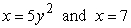 Use cylindrical shells to compute the volume of the solid formed by revolving the region bounded by   about y = 10. A)    B)    C)    D)   