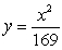 Use the best method available to find the volume of the solid formed by revolving the region bounded by   and   about the x-axis. Write the integral that is used to find the volume. A)    B)    C)    D)   