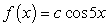 Find the value of c which will make the function   a pdf on the interval   . A)  none, since the cosine can be positive or negative B)    C)    D)   