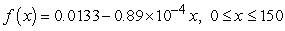 Find the mean of x, given the pdf   . A)  1.00 B)  100.0 C)  50.0 D)  75.0