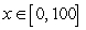 Probability density functions can be weighted so that different properties of the distribution can be enhanced or diminished. For instance, if a set of test scores is to be used in comparing the highest performers in a class, one might want to use a pdf,   , in which the probability of finding a certain score, f(x) , is multiplied by that score:   . A mean found using the weighted pdf might be called a score-weighted mean. Find the score-weighted mean for an exam for which the probability of finding a score   is given by the function   . You will need to construct the weighted pdf then use it to find the mean score. A)  66.7 B)  60.0 C)  50.0 D)  75.0