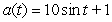 Determine the position function if the acceleration function is   , the initial velocity is   , and the initial position is   . A)    B)    C)    D)   