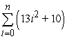 Use summation rules to compute the sum.   A)    B)    C)    D)   
