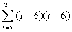 Use summation rules to compute the sum.   A)  2264 B)  30,784 C)  39,964 D)  2804