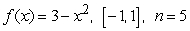 List the evaluation points corresponding to the midpoint of each subinterval, sketch the function and corresponding approximating rectangles and evaluate the corresponding Riemann sum. Round the sum to two decimal places.    
