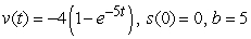 Use the given velocity function and initial position to estimate the final position   . Round to two decimal places.   A)    B)    C)    D)   