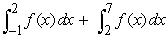 Write the expression as a single integral.   A)    B)    C)    D)   