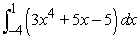 Use Part I of the Fundamental Theorem of Calculus to compute the integral exactly.   A)    B)    C)    D)     