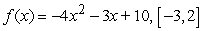 Find the average value of the function on the given interval.   A)    B)    C)    D)   