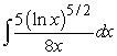 Evaluate the integral.   A)    B)    C)    D)   