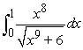 Evaluate the definite integral.   A)    B)    C)    D)   