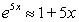 Find the linear approximation at x = 0 to show that the following commonly used approximation is valid for  small  x.  