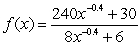 Suppose the size of a particular animal's pupils expand and contract depending on the amount of light available. Let   be the size in mm of the pupils at light intensity x. Find the smallest possible size of the pupils by finding   A)  1 mm B)  5 mm C)  30 mm D)    mm
